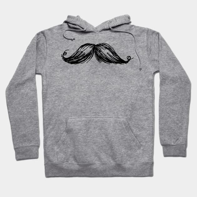 Moustache Hoodie by SWON Design
